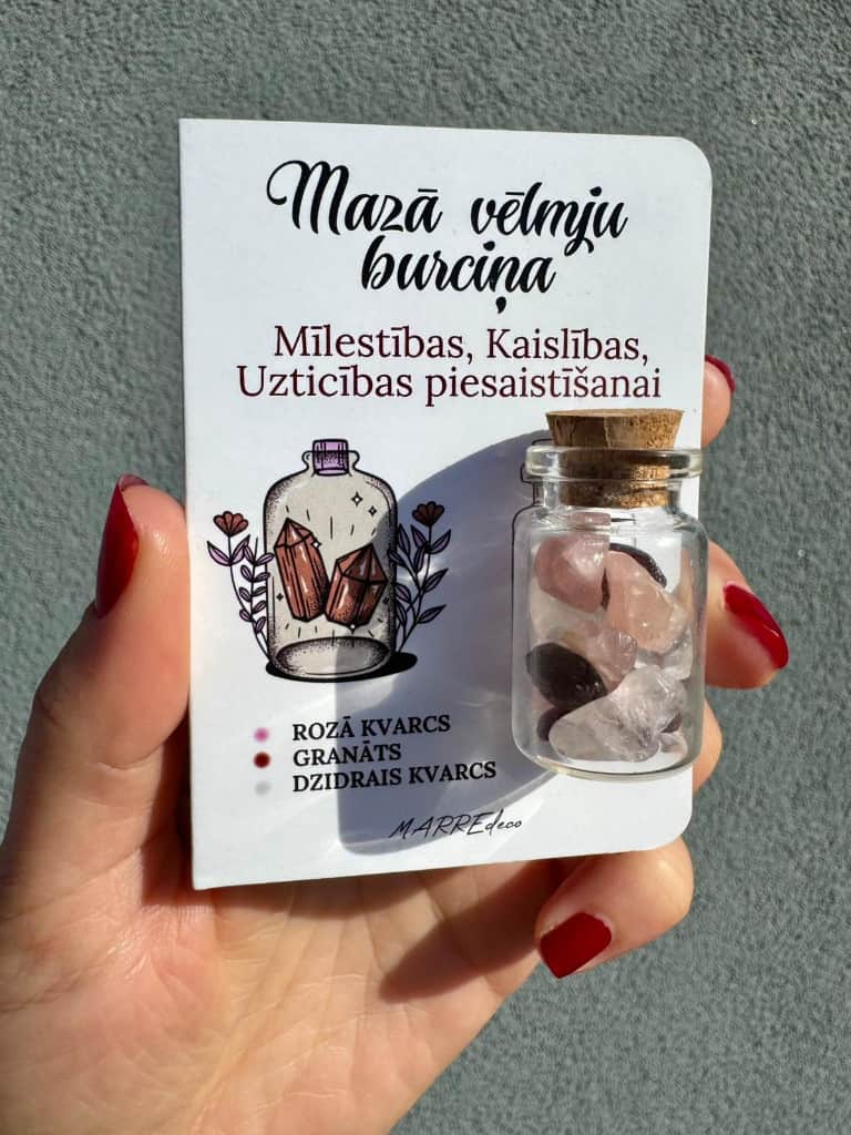 Vēlmju burciņas - ''MĪLESTĪBAS, KAISLĪBAS, UZTICĪBAS PIESAISTEI''
